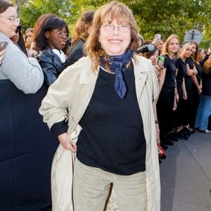 Jane Birkin au défilé Acne Studios Collection Femme Prêt-à-porter Printemps/Eté 2023 lors de la Fashion Week de Paris, France, le 28 septembre 2022. © Veeren-Clovis/Bestimage
