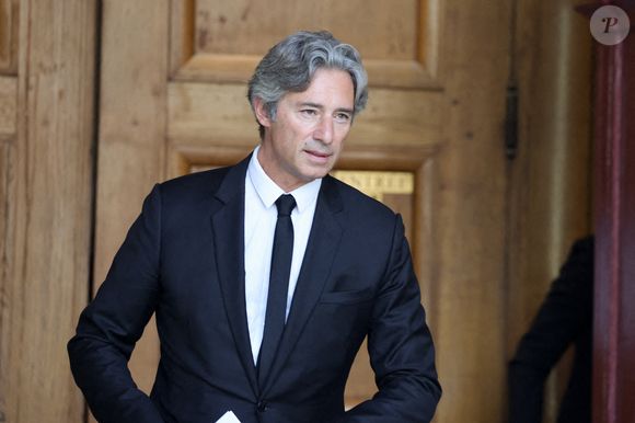 Laurent Solly - Sorties des obsèques de Philippe Labro en l'église de Saint-Germain-des-Prés à Paris le 13 juin 2025. © Dominique Jacovides - Christophe Clovis / Bestimage