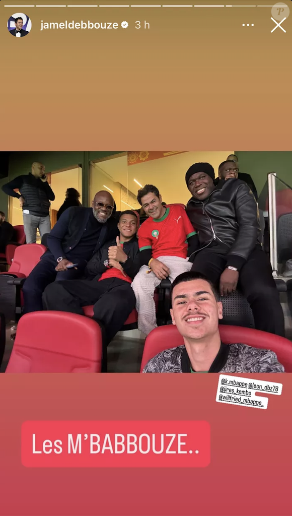 Story Jamel Debbouze, Instagram