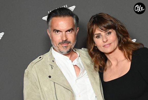 Faustine Bollaert et Maxime Chattam à l'avant-première du film "Top Gun Maverick" à l'UGC Normandie à Paris le 19 mai 2022.

© Coadic Guirec/Bestimage