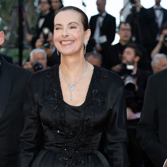 Carole Bouquet - Montée des marches du film « The Mastermind » lors du 78ème Festival International du Film de Cannes, au Palais des Festivals à Cannes. Le 23 mai 2025
© Olivier Borde/ Bestimage