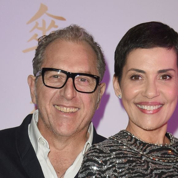 Cristina Cordula et son mari Frédéric Cassin pendant la soirée "Kenzo Takada's Birthday Night" pour fêter les 80 ans de Kenzo Takada au Pavillon Ledoyen à Paris, France, le 28 février 2019. © Coadic Guirec/Bestimage