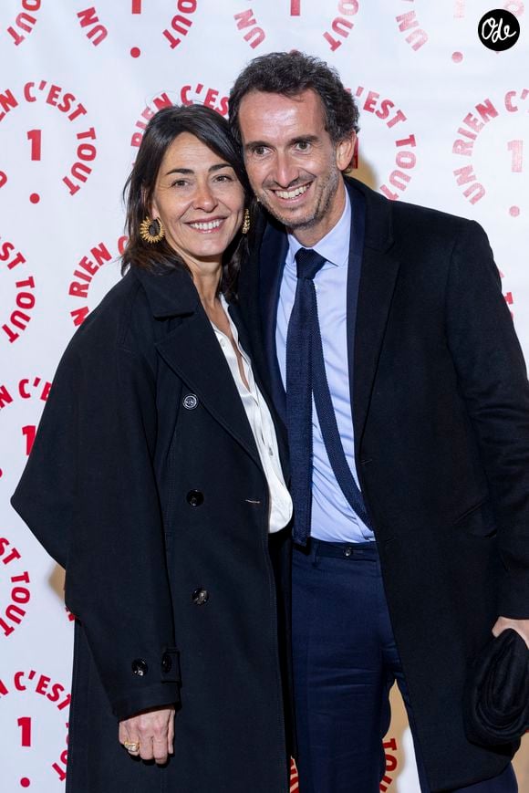 Alexandre Bompard et Cécile Duffau (fondatrice de l'association Un rien c'est tout) au photocall des invités au dîner de gala de l'association "Un rien c'est tout" au musée de l'armée aux Invalides à Paris le 7 mars 2024.©Bestimage