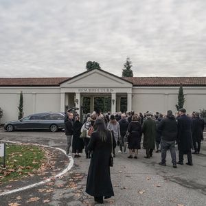 Obsèques de Fernanda Biffi Casiraghi (99 ans), mère de Stefano Casiraghi, à Fino Mornasco, Italie, le 9 décembre 2024. © Emanuele Roberto De Carli/IPA via ZUMA Press/Bestimage
