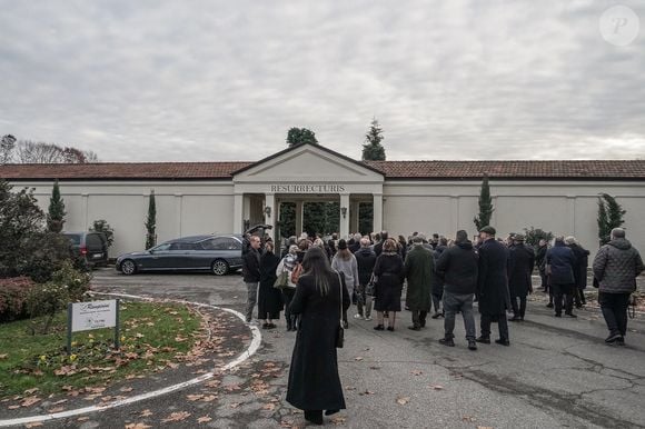 Obsèques de Fernanda Biffi Casiraghi (99 ans), mère de Stefano Casiraghi, à Fino Mornasco, Italie, le 9 décembre 2024. © Emanuele Roberto De Carli/IPA via ZUMA Press/Bestimage