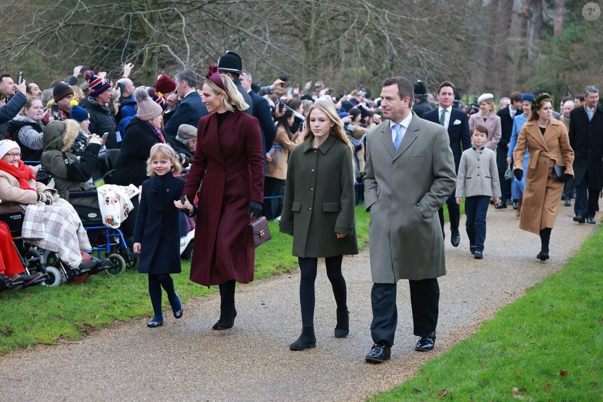 Photo : Zara Tindall Phillips, Isla Elizabeth Phillips, Peter Phillip ...
