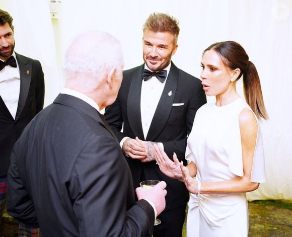 David et Victoria Beckham au dîner donné par le roi Charles III ©Alpha Press 073074 07/02/2025