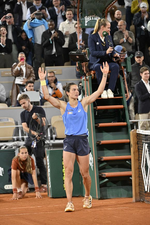 Loïs Boisson lors des internationaux de France de Tennis de Roland Garros 2025. © Chryslene Caillaud/PsnewZ/Bestimage