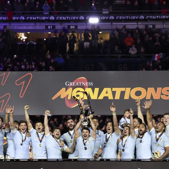 Equipe de France - Match de rugby du Tournoi des Six Nations : La France l'emporte sur l'Angleterre 48 - 46 au Stade de France à Saint-Denis le 14 mars 2026.

© Michael Baucher / PsnewZ / Bestimage