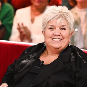 Exclusif - Mimie Mathy - Enregistrement de l'émission Vivement dimanche au studio Rive Gauche à Paris, présentée par Michel Drucker et diffusée le 9 février sur France 3. © Guillaume Gaffiot/Bestimage