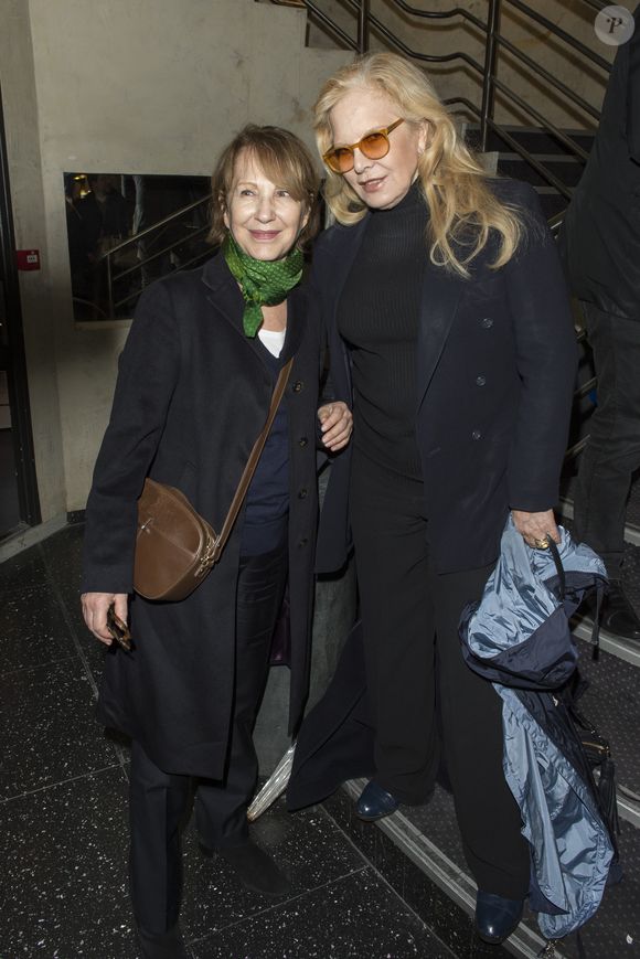 Nathalie Baye et Sylvie Vartan - Soirée en l'honneur de Danielle Darrieux lors de la projection du film "Occupe-toi d'Amélie" de Claude Autant-Lara au Max Linder Panorama à Paris le 9 avril 2018. © Pierre Perusseau/Bestimage