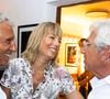 Nagui et Mélanie Page sont des habitués du festival ! Voilà de très nombreuses années qu'ils n'ont raté aucune édition de l'événement, dont la direction artistique est assurée par Michel Boujenah.
Exclusif - Nagui, sa femme Mélanie Page et Michel Boujenah (directeur artistique du festival) lors du spectacle "Les gros patinent bien" au théâtre de Verdure lors du 41e Festival de Ramatuelle, le 10 août 2025. © Cyril Bruneau / Bestimage