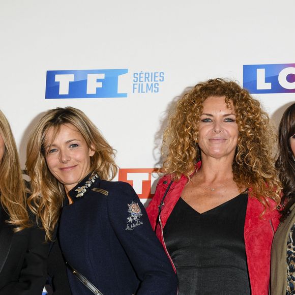 Hélène Rollès, Laure Guibert, Manuela Lopes et Elsa Esnoult - Soirée de rentrée 2019 de TF1 au Palais de Tokyo à Paris, le 9 septembre 2019. © Pierre Perusseau/Bestimage