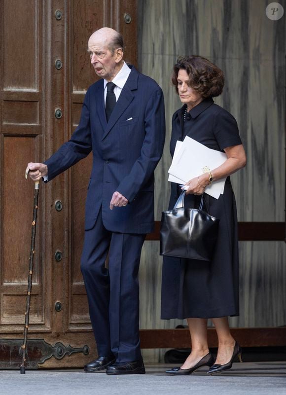 Edward, second duc de Kent - Arrivée du cercueil de la duchesse de Kent en l'abbaye de Westminster à Londres le 15 septembre 2025 Dana Press / Bestimage