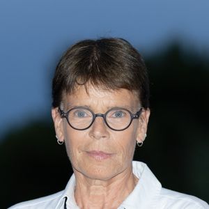 S.A.S. la princesse Stéphanie de Monaco assiste au Gala Fight AIDS Monaco, à la salle des Etoiles du Sporting Monte-Carlo, à Monaco, le 5 juillet 2025. © Olivier Huitel/Pool Monaco/Bestimage