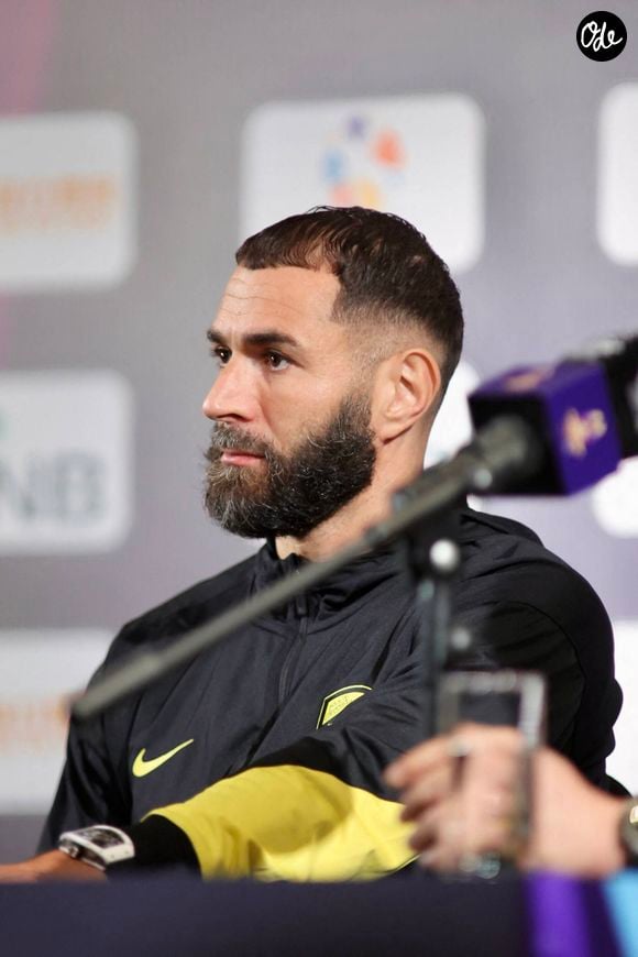 HONG KONG, CHINA - AUGUST 18: Karim Benzema of Al Ittihad meets media during the Saudi Super Cup pre-match press conference, PK, Pressekonferenz at JW Marriott on August 18, 2025 in Hong Kong, China. © Imago/PsnewZ/Bestimage