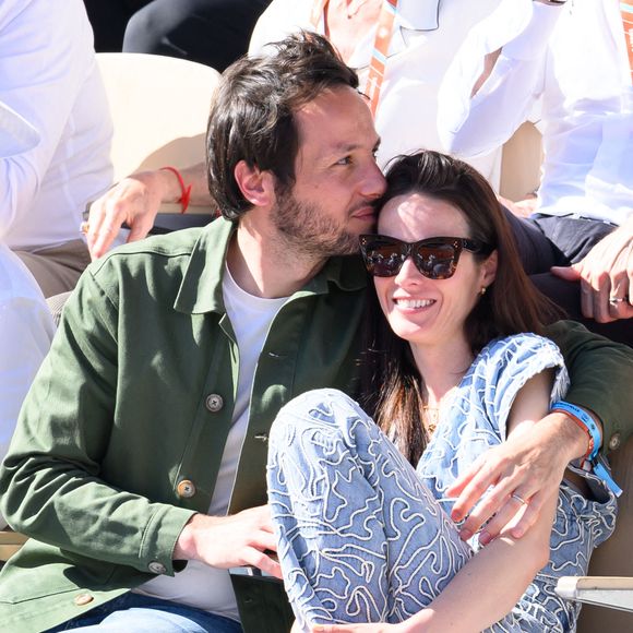 Vianney et Catherine Robert assistent aux Internationaux de France 2024 à Roland Garros le 7 juin 2024 à Paris, France. Photo by Laurent Zabulon/ABACAPRESS.COM