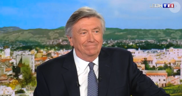 Jacques Legros présente son dernier journal télévisé sur TF1.