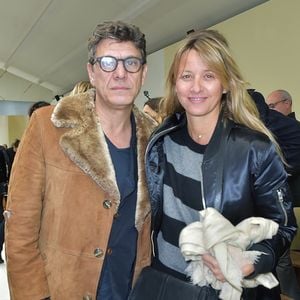 Marc Lavoine et sa femme Sarah Lavoine - People au défilé de mode de la collection hiver 2018 "Bonpoint" à Paris le 24 janvier 2018. © Giancarlo Gorassini/Bestimage