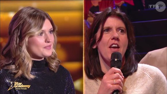 Isabelle la mère de Marine s'adresse à elle dans Star Academy, en live, le samedi 11 janvier 2025 sur TF1