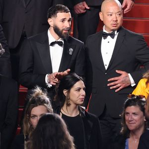 Karim Benzema et sa compagne Lyna Khoudri à la descente des marches du film « 13 jours 13 nuits » lors du 78ème Festival International du Film de Cannes. Le 23 mai 2025
© Jacovides-Moreau / Bestimage