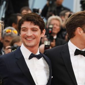 Virginie Efira et son compagnon Niels Schneider à la première de "Sibyl" lors du 72ème Festival International du Film de Cannes, le 24 mai 2019.
© Denis Guignebourg/Bestimage