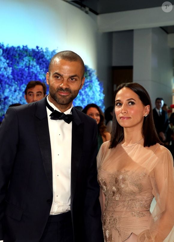 Tony Parker et Axelle Francine - Arrivées des people au 71 ème gala de la Croix-Rouge Monégasque à Monaco le 26 juillet 2019. © Dominique Jacovides/Bestimage