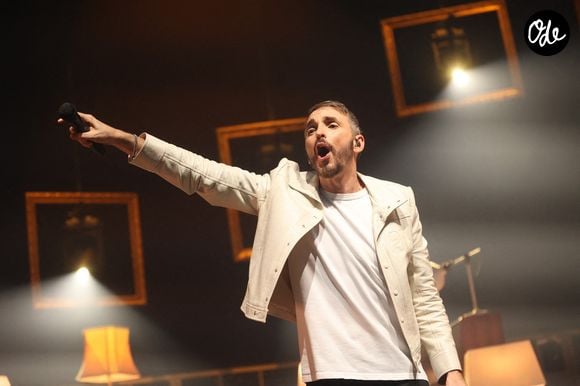 Christophe Willem en concert au Confluence le 15 février 2024 à Avignon, en France. Photo : Jérôme Domine/ABACAPRESS.COM