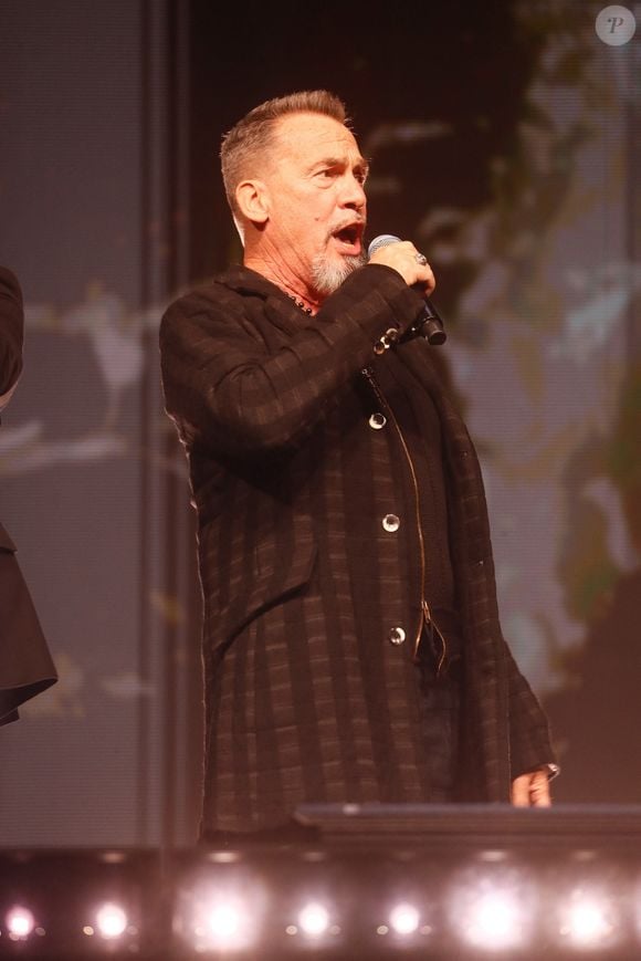 Exclusif - Florent Pagny - Concert "Corsu Mezu Mezu" à la Défense Arena à Paris, France. Le 28 octobre 2023. © Christophe Clovis / Bestimage