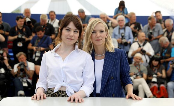Émilie Dequenne, Léa Drucker au photocall de "Close" lors du 75ème Festival International du Film de Cannes, le 27 mai 2022.
© Dominique Jacovides/Bestimage