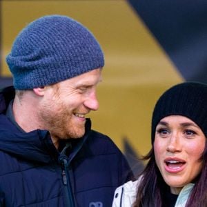Le prince Harry et Meghan Markle lors des "Invictus Games Vancouver Whistler 2025" au Canada, le 11 février 2025. © Backgrid UK/ Bestimage