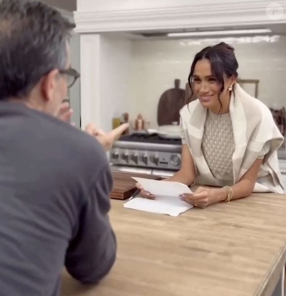 Ce mardi 4 mars 2025 sort sur Netflix "With Love, Meghan", la nouvelle série de la duchesse de Sussex. 

Meghan Markle dévoile les coulisses de sa série sur Netflix, le 27 février 2025
© JLPPA/ Bestimage