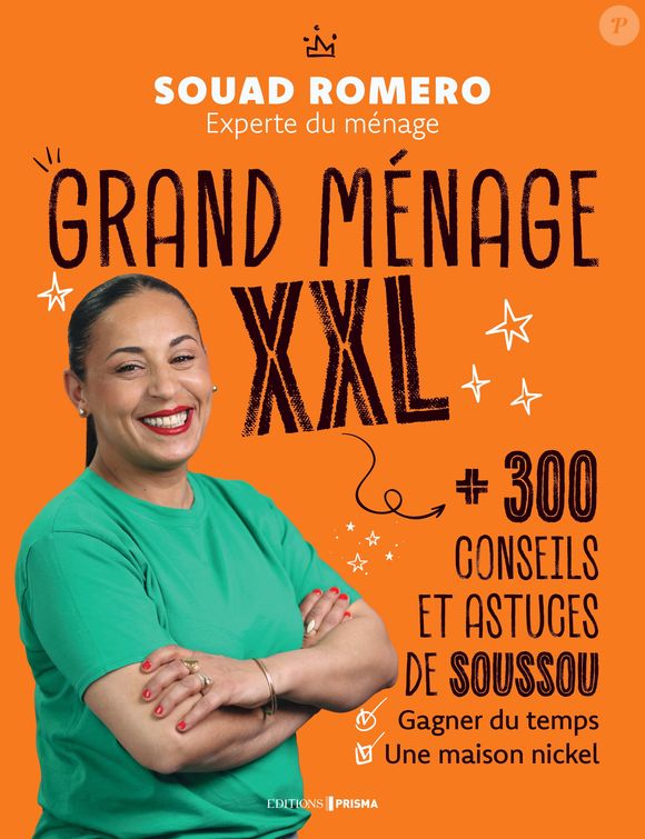 Souad Romero vient de dévoiler son livre "Grand ménage XXL" aux éditions Prisma.