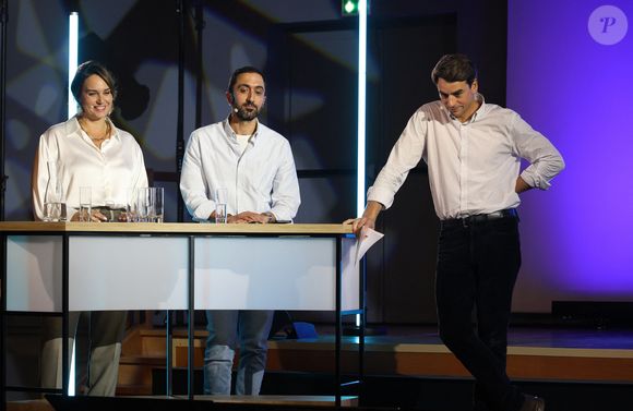 Julian Bugier, Jimmy Mohamed et Julia Vignali à la soirée de lancement de la18ème édition du "Pasteurdon" à l'institut Pasteur de Paris le 9 octobre 2024.

© Denis Guignebourg/BestImage