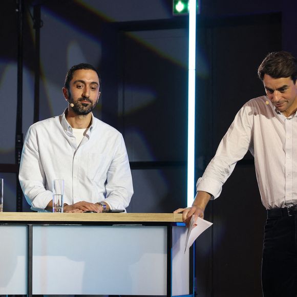 Julian Bugier, Jimmy Mohamed et Julia Vignali à la soirée de lancement de la18ème édition du "Pasteurdon" à l'institut Pasteur de Paris le 9 octobre 2024.

© Denis Guignebourg/BestImage