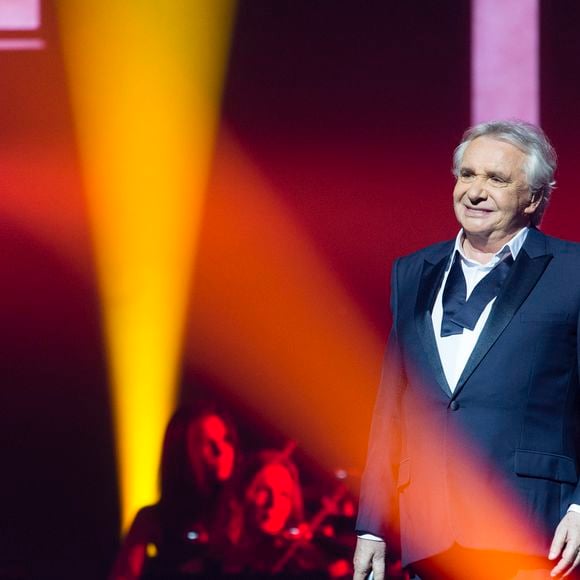 Exclusif - Michel Sardou - Ultime concert de Michel Sardou pour la dernière date de son spectacle "La dernière danse" à la Seine Musicale à Boulogne-Billancourt le 11 avril 2018. Le chanteur a rassemblé plus de 400 000 spectateurs pour une tournée de 82 concerts.  © Pierre Perusseau/Bestimage