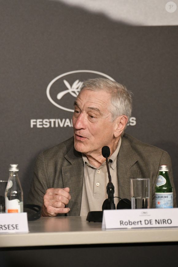 Robert de Niro à la conférence de presse du film Killers Of The Flower Moon" lors du 76ème Festival International du Film de Cannes le 21 mai 2023.

© Pool / Bestimage