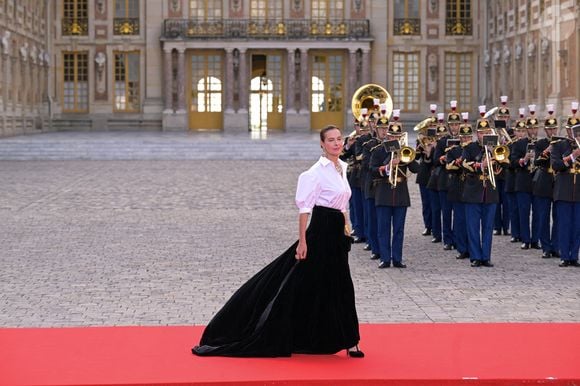 Carole Bouquet arrivant pour assister au banquet d'État au château de Versailles, à l'ouest de Paris, France, le 20 septembre 2023, au premier jour d'une visite d'État en France. Photo by Ammar Abd Rabbo/ABACAPRESS.COM