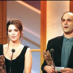 Jean-Pierre Bacri et Agnès Jaoui aux César 1994. © AGENCE / BESTIMAGE