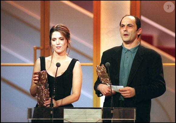 Jean-Pierre Bacri et Agnès Jaoui aux César 1994. © AGENCE / BESTIMAGE