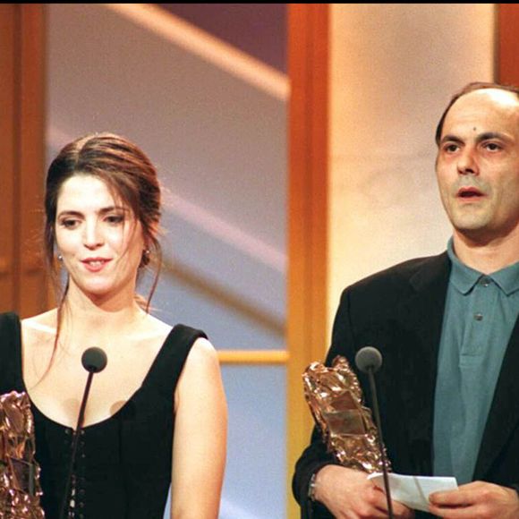 Jean-Pierre Bacri et Agnès Jaoui aux César 1994. © AGENCE / BESTIMAGE