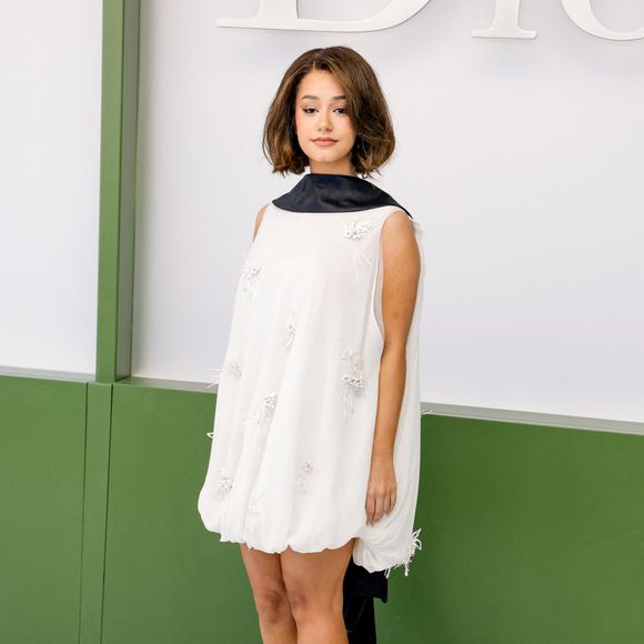 Lena Mahfouf (Lena Situations) au photocall du défilé Christian Dior Collection Femme Prêt-à-Porter Automne/Hiver 2026-2027 lors de la Fashion Week de Paris (PFW) au Jardin des Tuileries, à Paris, France, le 3 mars 2026. © Olivier Borde/Bestimage