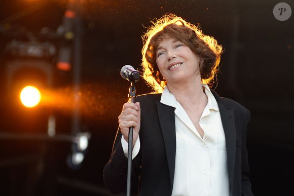 Jane Birkin se produit au festival des Francofolies de La Rochelle, en France, le 11 juillet 2018. Photo par Vincent Gramain/ABACAPRESS.COM