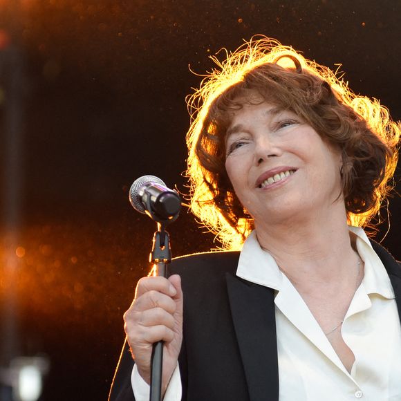 Jane Birkin se produit au festival des Francofolies de La Rochelle, en France, le 11 juillet 2018. Photo par Vincent Gramain/ABACAPRESS.COM