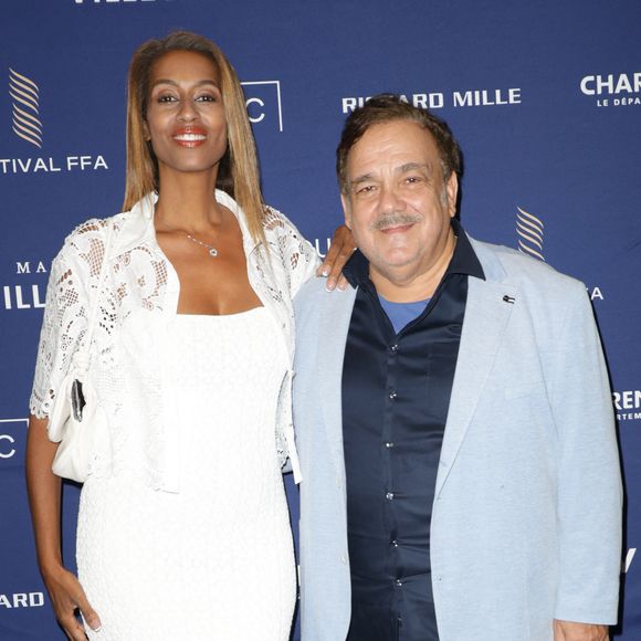 Didier Bourdon et sa femme Marie-Sandra Badini Duran - Cérémonie de remise des prix lors de la 18ème édition du Festival du Film Francophone d'Angoulême (FFA) le 30 août à Angoulême.
© Guirec Coadic / Bestimage