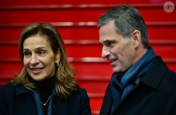 Tanya Saadé-Zeenny, Rodolphe Saadé, propriétaire du journal "La Provence" - Le président de la République française E.Macron lors des "Discussions sur les enjeux démocratiques à l'épreuve des réseaux sociaux et des algorithmes" avec les lecteurs du journal "La Provence" à Marseille, le 16 décembre 2025. 
© ©hristian Liewig / Bestimage