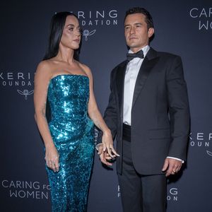 Katy Perry et Orlando Bloom assistent au 3ème dîner annuel de Kering's Caring for Women à The Pool le 09 septembre 2024 à New York City.  ©Ron Adar/TheNEWS2 via ZUMA Press Wire/Bestimage
