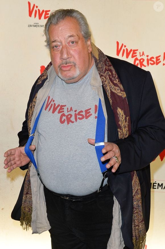 Jean-Claude Dreyfus - Avant-première du film "Vive la crise !" au cinéma Max Linder à Paris le 2 mai 2017. © Coadic Guirec/Bestimage
