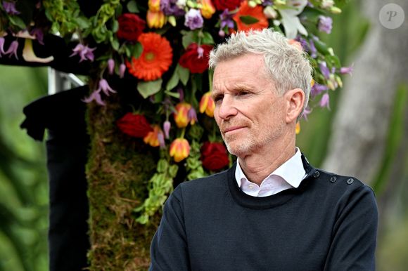 Exclusif -  Denis Brogniart, le parrain de l'événement, durant la remise des prix du Festival des Jardins de la Côte d’Azur, dans les jardins de la villa Eilenroc, à Antibes Juan les Pins.
 © Bruno Bebert / Bestimage