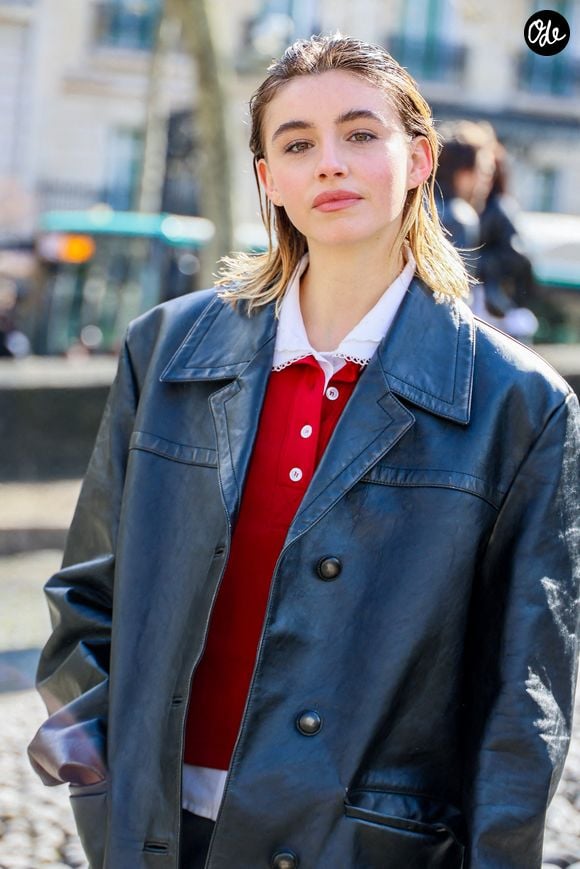 Vittoria de Savoie aux arrivées au défilé Miu Miu Collection Femme Prêt-à-Porter Automne/Hiver 2026-2027 lors de la Fashion Week de Paris (PFW) au palais d'lena conseil Economique, social et environnemental, à Paris, France, le 10 mars 2026. © Denis Guignebourg/Bestimage